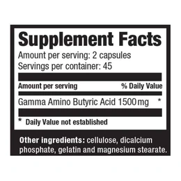Гамма-аминомасляная кислота Ultimate Nutrition Gaba, 90 капсул - Сүрөт 2