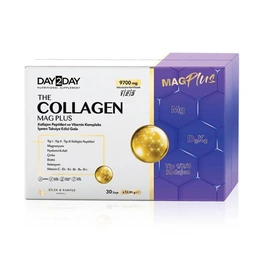Питьевой коллаген с магнием Day2Day The Collagen Mag Plus, 30 саше - Сүрөт 1