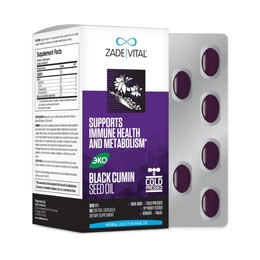 Масло семян черного тмина Zade Vital, 60 мягких капсул - Изображение 2
