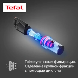 Вертикальный пылесос Tefal Vertical Vacuum Cleaner TY1C15F1 черный - Сүрөт 6