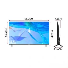 Телевизор Yasin 43″ 43E9000 Android TV - Сүрөт 2