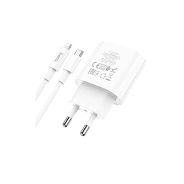 Зарядное устройство HOCO C94A Metro single port PD20W charger set (White) - Сүрөт 3