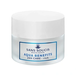 Увлажняющий крем для сухой кожи Aqua Benefits 24 care Rich Sans Soucis, 50 мл - Сүрөт 1