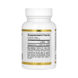 Добавка California Gold Nutrition Biotin 10,000 mcg, 90 капсул - Сүрөт 2