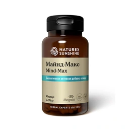 Майнд-Макc Natures Sunshine, Mind-Max 90 капсул - Сүрөт 1