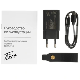Колонка портативная Fiero Glame 1 FRPS-210 черный - Сүрөт 7
