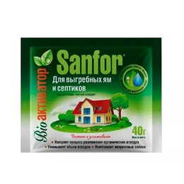 Чистящее средство Sanfor для выгребных ям и септиков, 40 гр - Изображение 1
