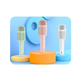 Микрофон Hoco DBK1 Singing karaoke microphone (White) - Сүрөт 3