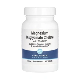 Пищевая добавка Magnesium Bisglycinate Chelate with traacs, 60 таблеток - Сүрөт 1
