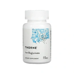 Бисглицинат железа Thorne Research, 60 капсул - Сүрөт 1