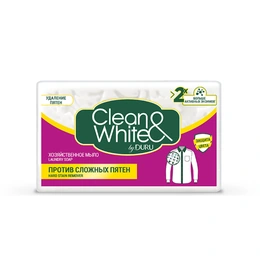 Хозяйственное мыло Clean&White против пятен, 120 г - Сүрөт 1