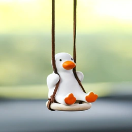 Подвесная фигурка Утка на круглой качеле - Сүрөт 2