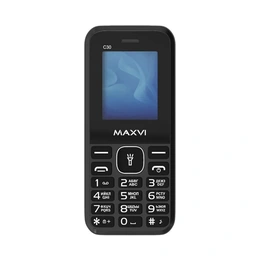 Мобильный телефон Maxvi C30, черный - Сүрөт 1