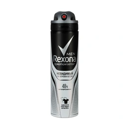 Дезодорант-спрей Rexona Men Невидимый на черном и белом, 150 мл - Сүрөт 1