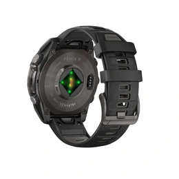 Смарт-часы Garmin Fenix 8 47 мм, Amoled Sapphire Carbon Gray DLC Titanium, черный - Сүрөт 3