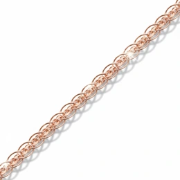 Цепь в красном золоте 585, вес 6,29 г, длина 55 см - Сүрөт 2