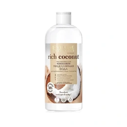 Мицеллярная вода Eveline Cosmetics 3 в 1 Rich Coconut увлажняющая, 400 мл - Сүрөт 1