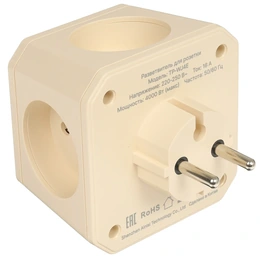 Разветвитель Agri TP-WJ4E-ivory бежевый - Сүрөт 2
