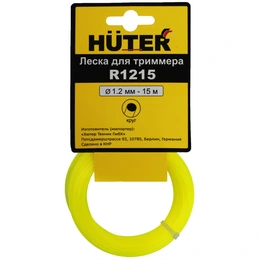 Леска для триммеров Huter R1215 желтый - Сүрөт 1