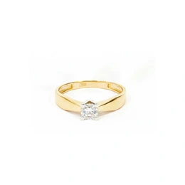 Кольцо в красном золоте 585, размер 18,5, вес 2,1 г - Сүрөт 1