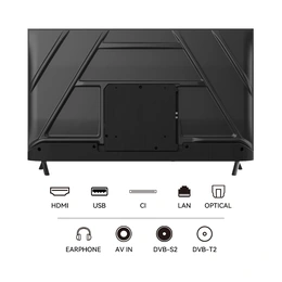 Телевизор Yasin 43″ 43Q90 4KQLED GoogleTV - Сүрөт 3