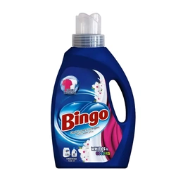 Гель для стирки белого и цветного белья Bingo, 1,2 л - Сүрөт 1