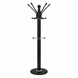 Напольная вешалка для одежды, черный - Сүрөт 1