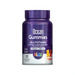Жевательные мармеладки для детей Orzax Ocean Gummies Multivitamin Kids, 60 шт - Сүрөт 1