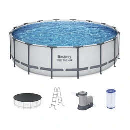 Бассейн каркасный Bestway Steel Pro Max, 457x122 см, 16 015 л - Сүрөт 1