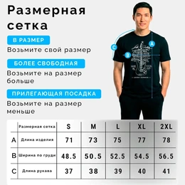 Футболка базовая унисекс "Голос струн", черная - Сүрөт 3