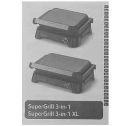 Гриль Tefal SuperGrill 3 в 1 GC510DE0 серый - Сүрөт 9