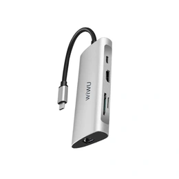 Адаптер-переходник Wiwu Alpha A831HRT 8 in 1 Type-C Hub - Сүрөт 1