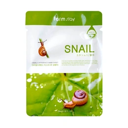 Маска тканевая для лица с муцином улитки FarmStay, 23 мл - Сүрөт 1