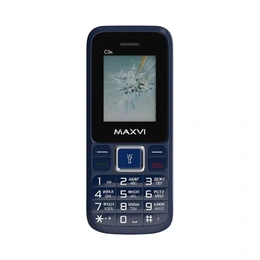 Мобильный телефон Maxvi C3n, синий - Сүрөт 1