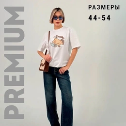 Футболка базовая унисекс “I’m OK”, белая - Сүрөт 2