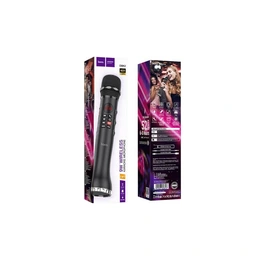 Микрофон Hoco DBK2 Cool karaoke microphone (Black) - Сүрөт 5