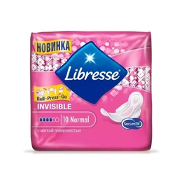 Прокладки Libresse Invisible normal, 10 шт - Сүрөт 1