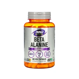 Бета аланин Now Beta Alanine 750 мг, 120 капсул - Сүрөт 1
