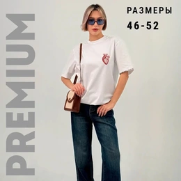 Футболка женская базовая "Живое сердце", белая - Сүрөт 2