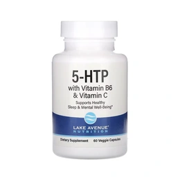 Витамины Lake Avenue Nutrition 5-HTP с витаминами B6 и C, 60 капсул - Сүрөт 1
