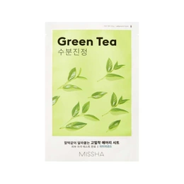 Маска для лица Missha Airy Fit Sheet Mask Green Tea, 19 г - Сүрөт 1