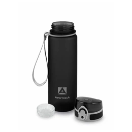Бутылка тритановая, Арктика, 500 мл, чёрная матовая, с ситечком - Сүрөт 2