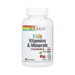 Витамины Solaray Kids Vitamins & Minerals, 120 таблеток - Сүрөт 1