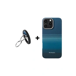 Чехол Pitaka Tactile Woven Case&Grip 3 iPhone 16 Pro Max (Moonrise) - Сүрөт 1