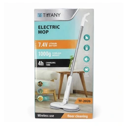 Электрическая швабра Tiffany TF-2026, белый - Сүрөт 2