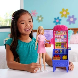 Кукла Barbie Малибу на рынке и игровой набор с 11 аксессуарами JCT05 - Сүрөт 2