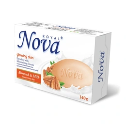Туалетное мыло Royal Nova миндальный щербет, 140 г - Сүрөт 1
