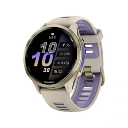 Смарт‑часы Garmin Forerunner 970, золотистый титановый безель с бежевым ремешком









 - Сүрөт 1