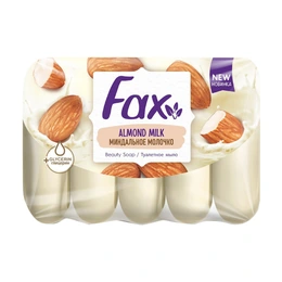Туалетное мыло Fax Миндальное молочко, 70 г х 5 шт - Сүрөт 1