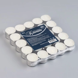 Чайные свечи без аромата, 50 шт - Сүрөт 2